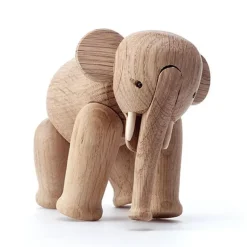 Kay Bojesen Denmark Kay Bojesen olifant klein, eikenhout< Kinderkamer Interieuraccessoires|Kinderkamer Interieuraccessoires