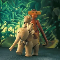 Kay Bojesen Denmark Kay Bojesen olifant klein, eikenhout< Kinderkamer Interieuraccessoires|Kinderkamer Interieuraccessoires