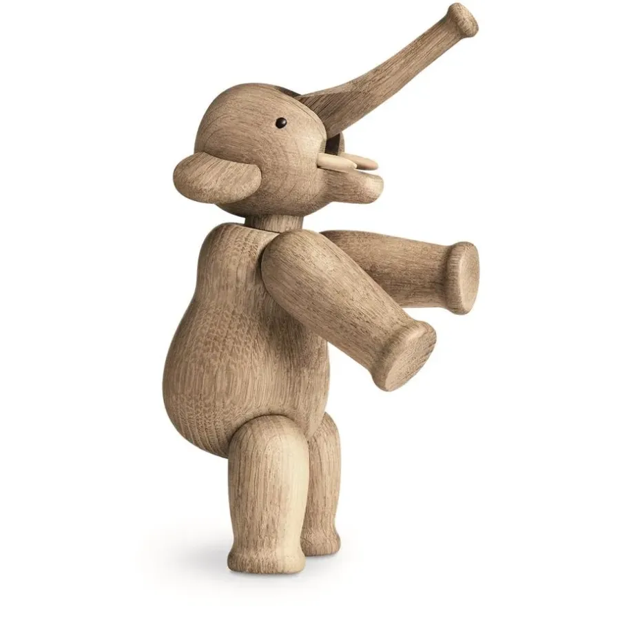 Kay Bojesen Denmark Kay Bojesen olifant klein, eikenhout< Kinderkamer Interieuraccessoires|Kinderkamer Interieuraccessoires