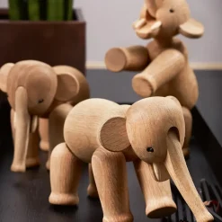 Kay Bojesen Denmark Kay Bojesen olifant mini, Eiken< Kinderkamer Interieuraccessoires|Kinderkamer Interieuraccessoires
