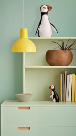 Kay Bojesen Denmark Kay Bojesen puffin, 13,5 cm< Houten Beelden