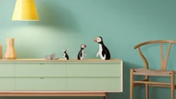 Kay Bojesen Denmark Kay Bojesen puffin, 13,5 cm< Houten Beelden