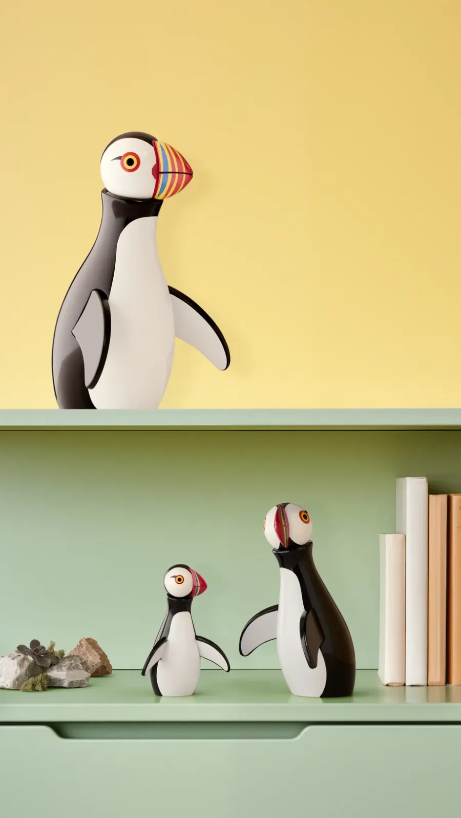 Kay Bojesen Denmark Kay Bojesen puffin, 19,5 cm< Houten Beelden