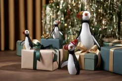 Kay Bojesen Denmark Kay Bojesen puffin, 19,5 cm< Houten Beelden