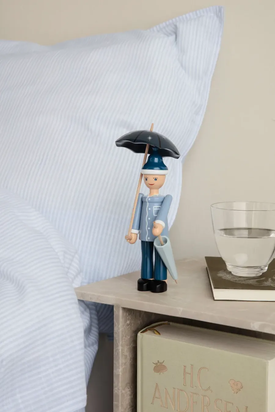 Kay Bojesen Denmark Kay Bojesen sandman, Blauw< Houten Beelden