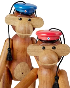 Kay Bojesen Denmark Kay Bojesen studentenpet voor de kleine aap, Blauw< Houten Beelden