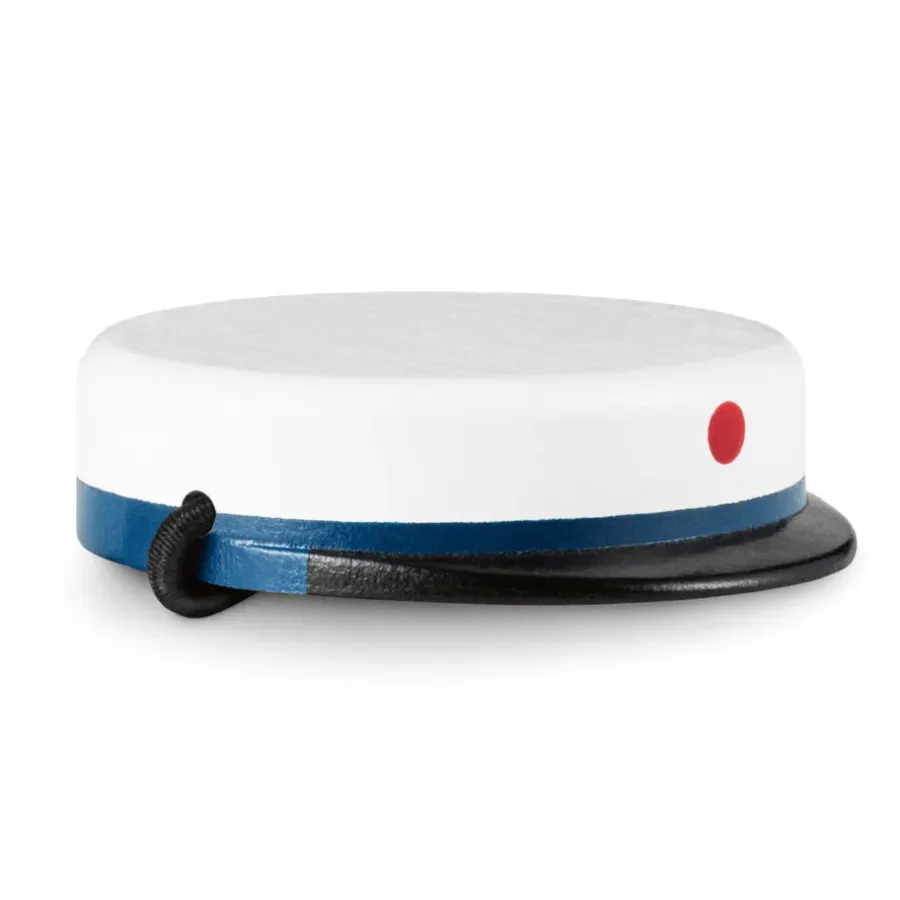 Kay Bojesen Denmark Kay Bojesen studentenpet voor de kleine aap, Wit-blauw< Houten Beelden