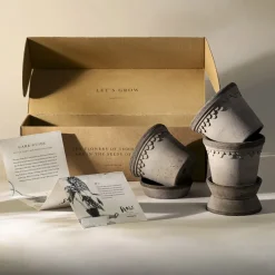 Bergs Potter Københavner bloempot Ø10 cm 3-pack, Grey< Bloempotten