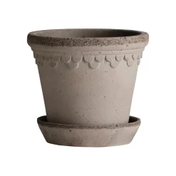 Bergs Potter Københavner pot Ø10 cm, Grijs< Bloempotten