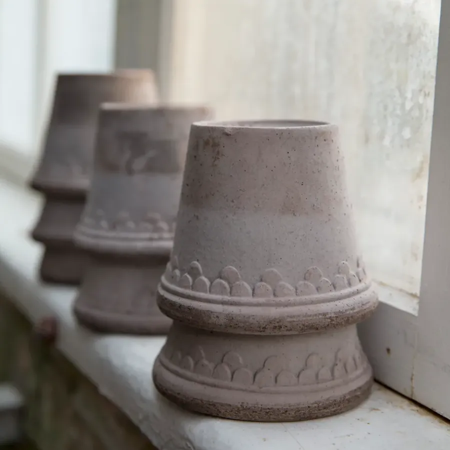 Bergs Potter Københavner pot Ø10 cm, Grijs< Bloempotten