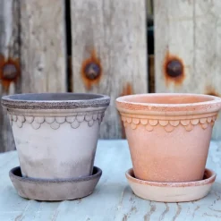 Bergs Potter Københavner pot Ø16 cm, Grijs< Bloempotten