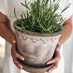 Bergs Potter Københavner pot 21 cm, Grijs< Bloempotten