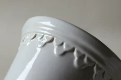 Bergs Potter Københavner pot geglazuurd Ø21 cm, Mineral White< Bloempotten