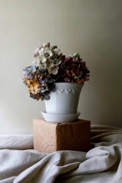Bergs Potter Københavner pot geglazuurd Ø25 cm, Mineral White< Bloempotten