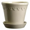 Bergs Potter Københavner pot geglazuurd Ø18 cm, Sand Stone< Bloempotten
