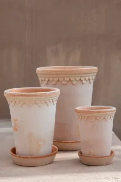 Bergs Potter Københavner pot hoog Ø10 cm, Roze< Bloempotten