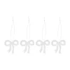 Cooee Design Kerst deco rozet 6 cm, Roestvrij staal< Kerstdecoraties