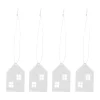 Cooee Design Kerstdecoratie Town house 6 cm, Roestvrij staal< Kerstdecoraties