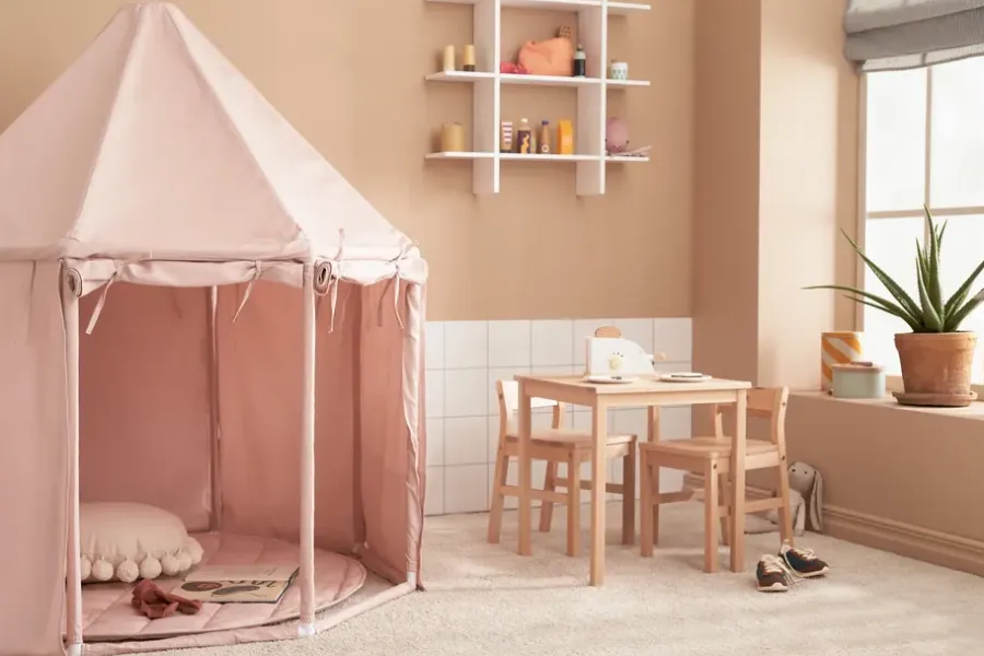 Kid's Concept Kid's Base paviljoentent, Lichtroze< Kinderkamer Interieuraccessoires|Kinderkamer Interieuraccessoires