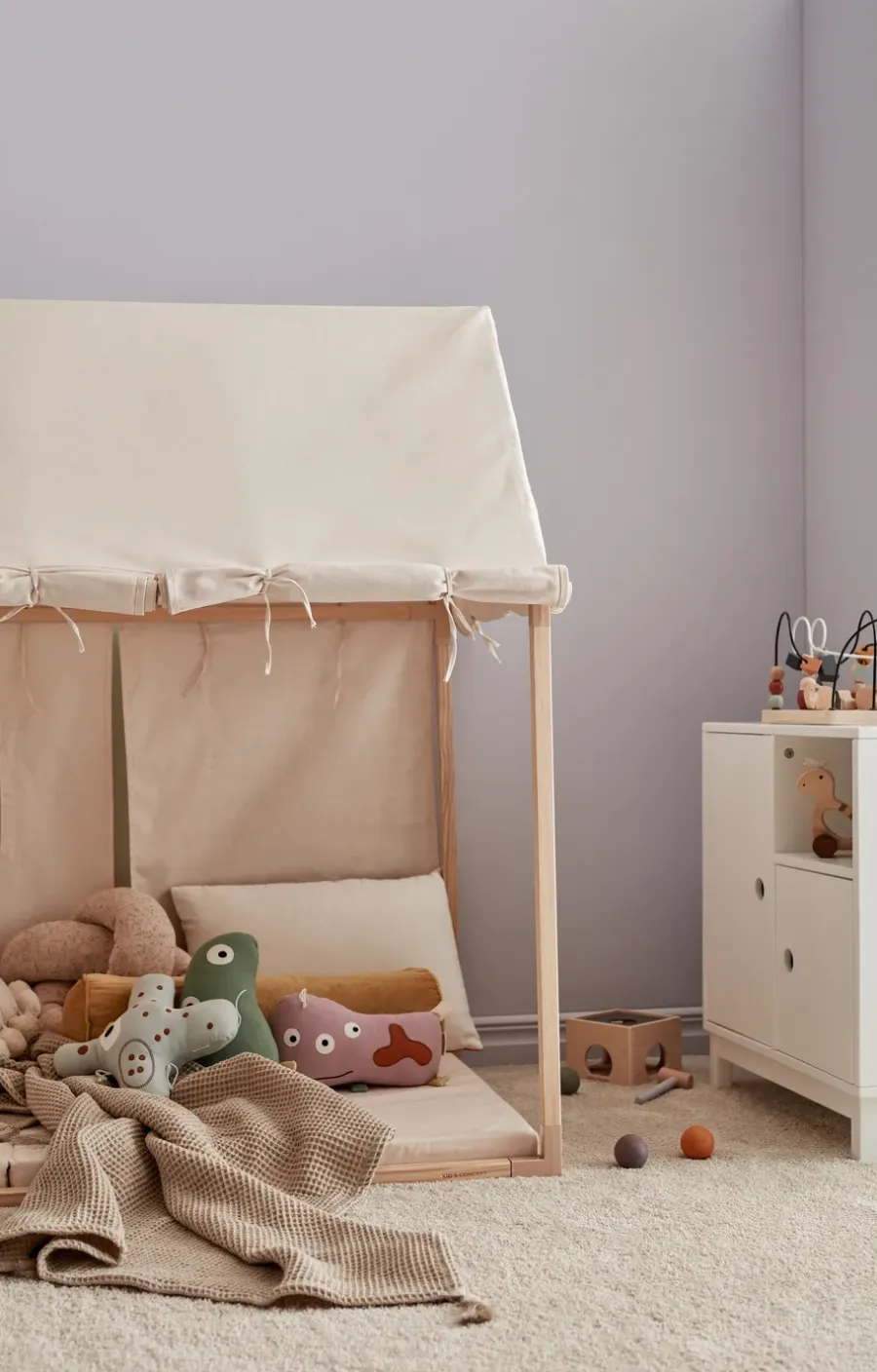 Kid's Concept Kid's Base tent speelhuisje, Natuurwit< Kinderkamer Interieuraccessoires|Kinderkamer Interieuraccessoires