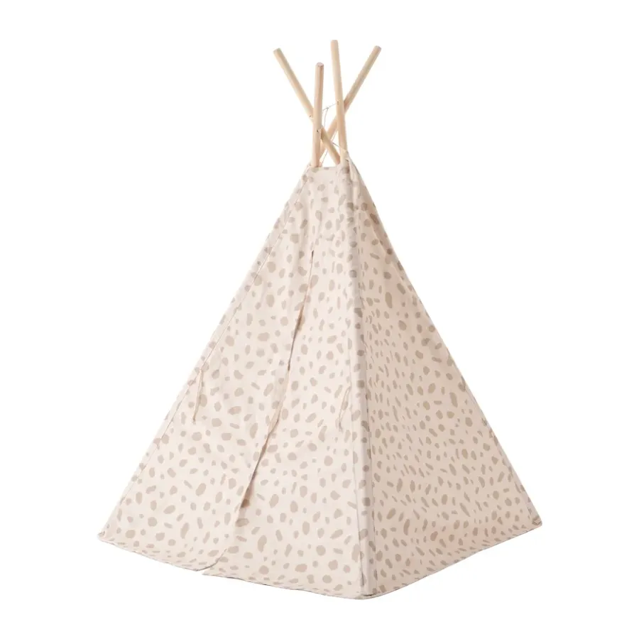 Kid's Concept Kid's Base tipi-tent 100x95x140 cm, Prick< Kinderkamer Interieuraccessoires|Kinderkamer Interieuraccessoires