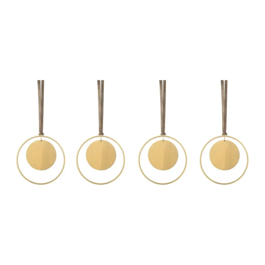 Blomus KITAI kersthanger 8,5 cm 4-pack, Circle< Kerstdecoraties