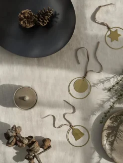 Blomus KITAI kersthanger 8,5 cm 4-pack, Circle< Kerstdecoraties