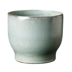 Knabstrup Keramik Knabstrup buitenbloempot Ø14,5 cm, Soft mint< Bloempotten