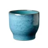 Knabstrup Keramik Knabstrup buitenbloempot Ø12,5 cm, Dusty blue< Bloempotten