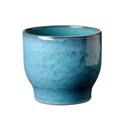 Knabstrup Keramik Knabstrup buitenbloempot Ø12,5 cm, Dusty blue< Bloempotten