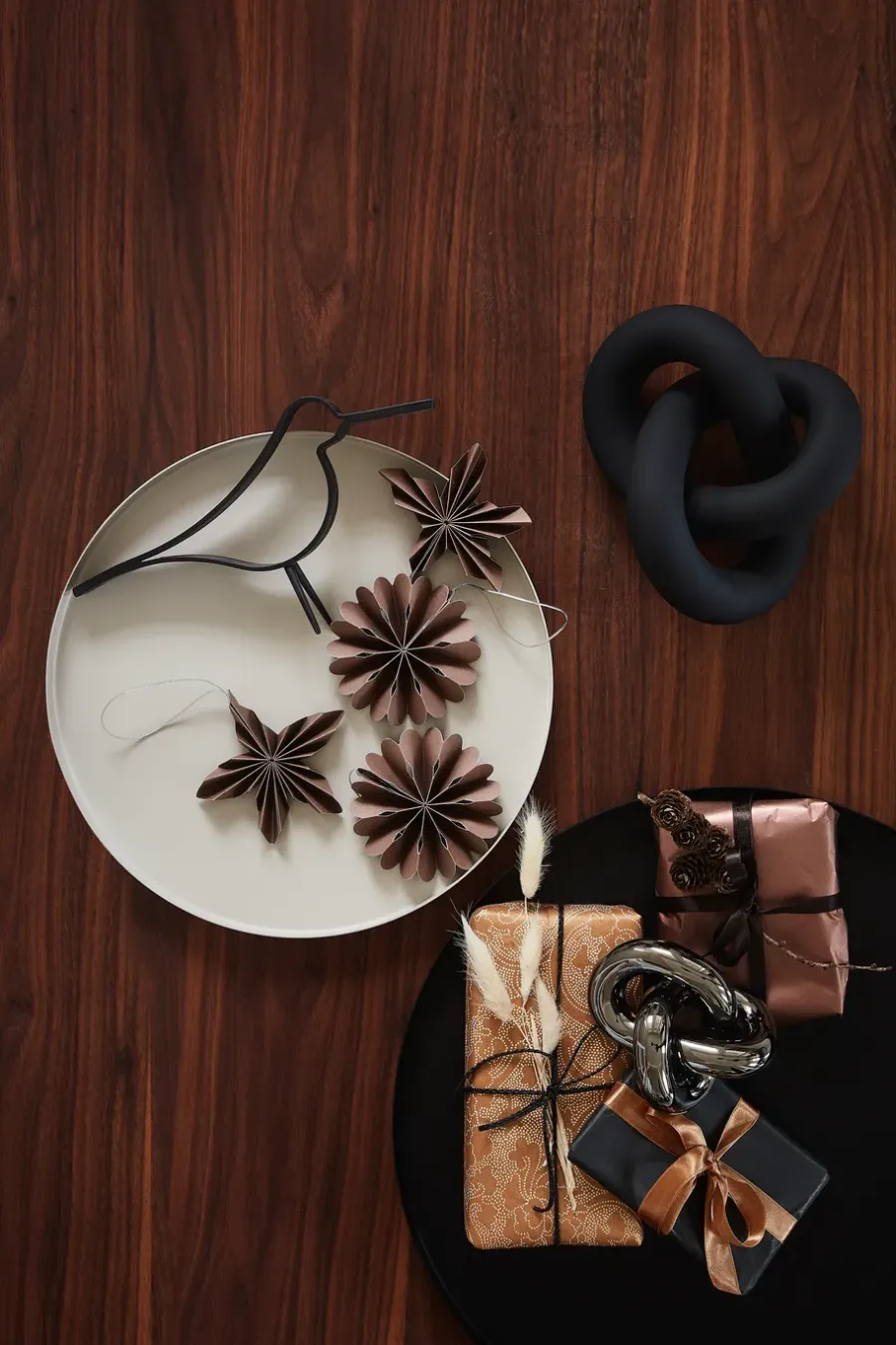 Cooee Design Knot Table large decoratie, Black< Decoratieve Accessoires