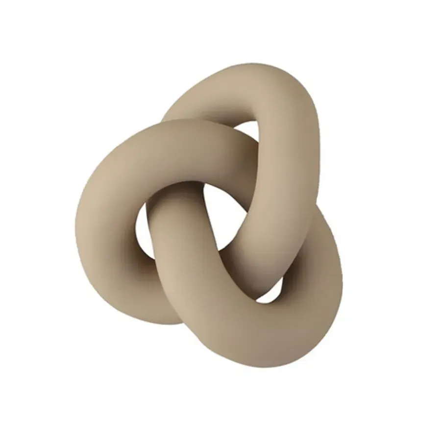 Cooee Design Knot Table large decoratie, Sand< Decoratieve Accessoires