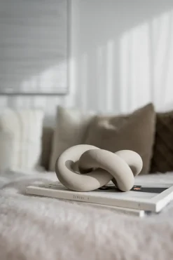 Cooee Design Knot Table large decoratie, Sand< Decoratieve Accessoires