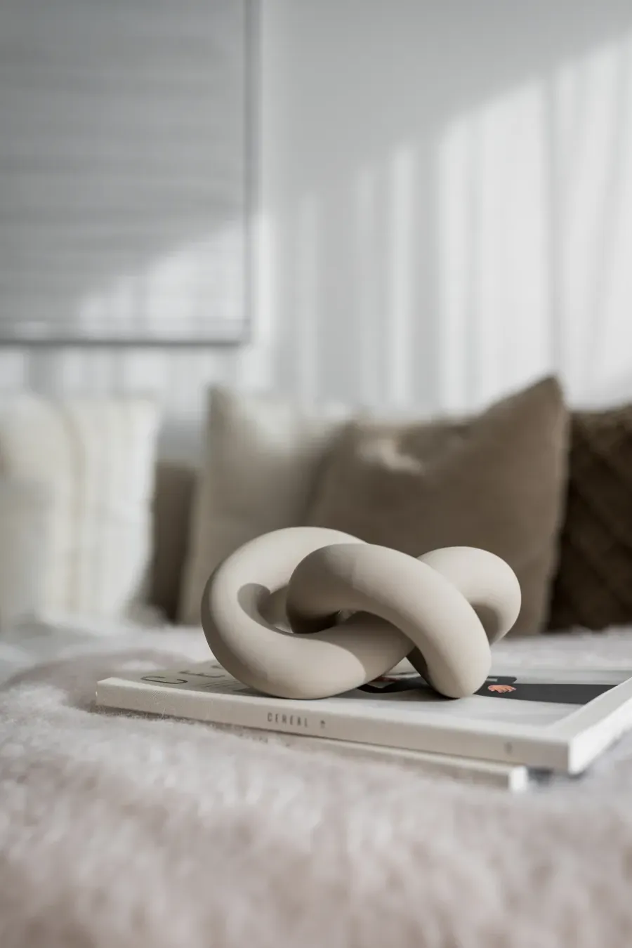 Cooee Design Knot Table large decoratie, Sand< Decoratieve Accessoires