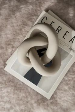 Cooee Design Knot Table large decoratie, Sand< Decoratieve Accessoires