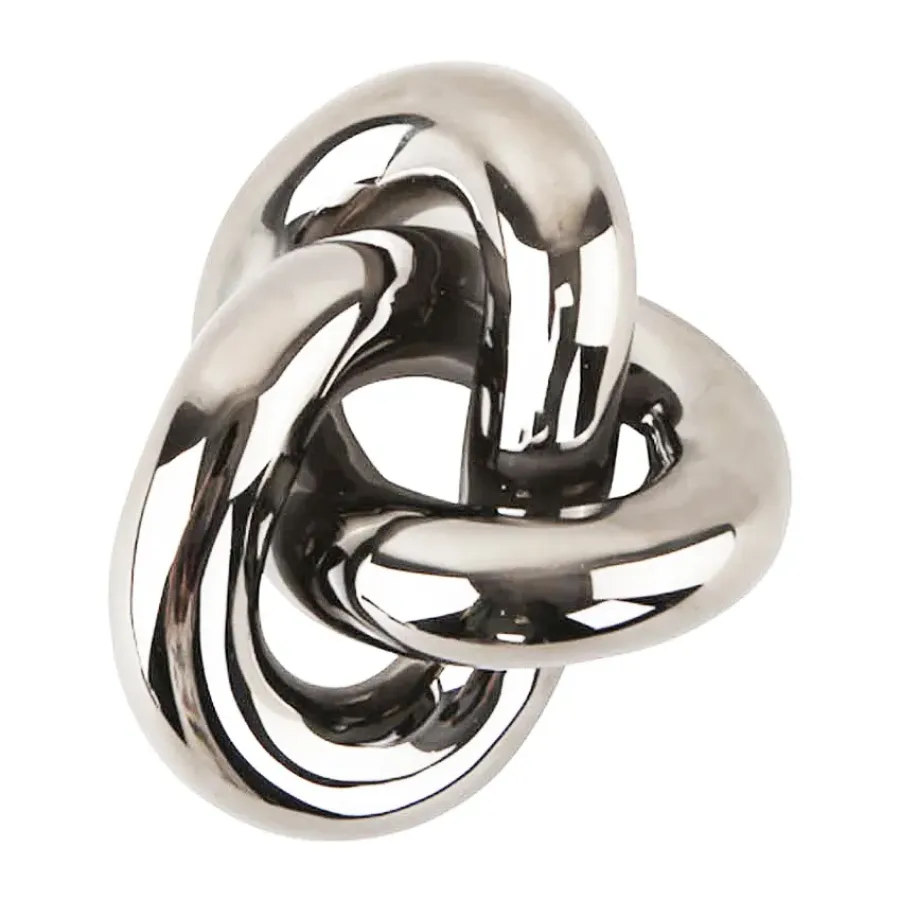 Cooee Design Knot Table small decoratie, Light Silver< Decoratieve Accessoires