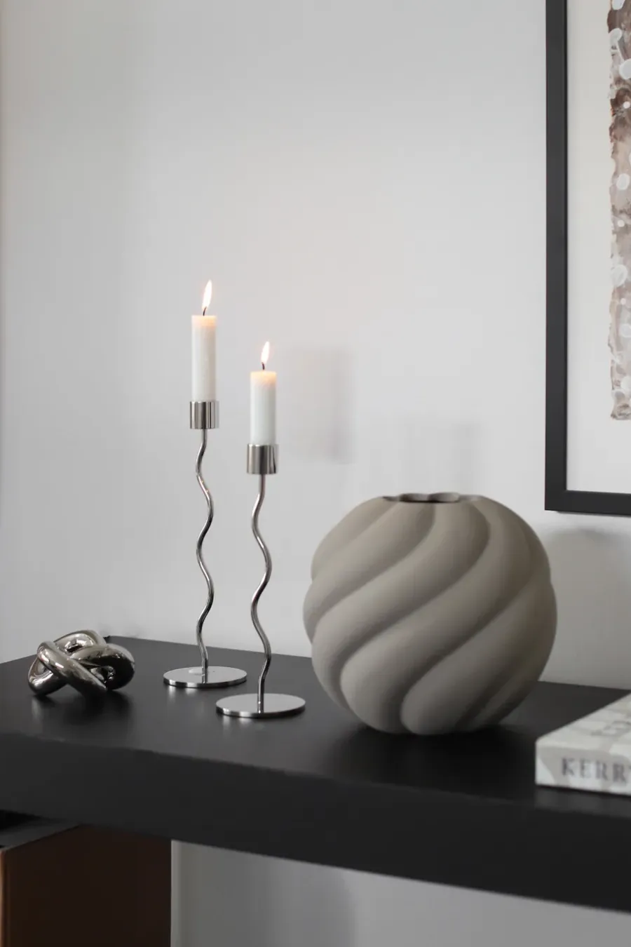 Cooee Design Knot Table small decoratie, Light Silver< Decoratieve Accessoires