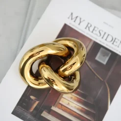 Cooee Design Knot Table small decoratie, Light Gold< Decoratieve Accessoires