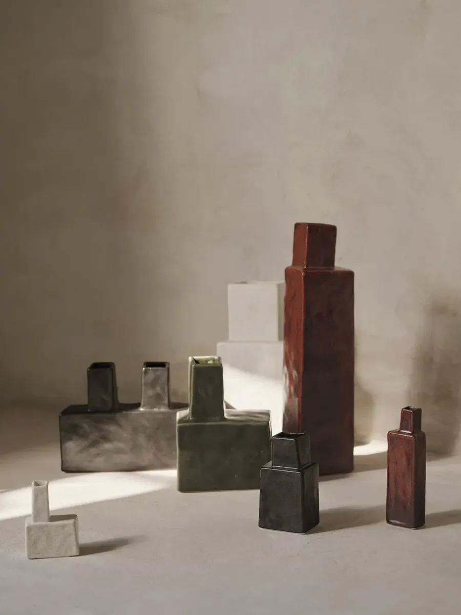 Ferm Living Koa vaas H29, Off white< Vazen