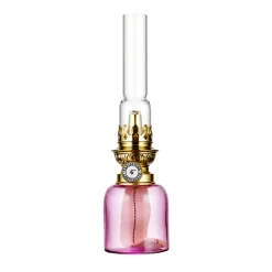 Karlskrona Lampfabrik Koholmen paraffine-lamp, roze< Olie- & Petroleumlampen