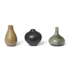 Ferm Living Komo vaas mini set van 3, Calm< Vazen
