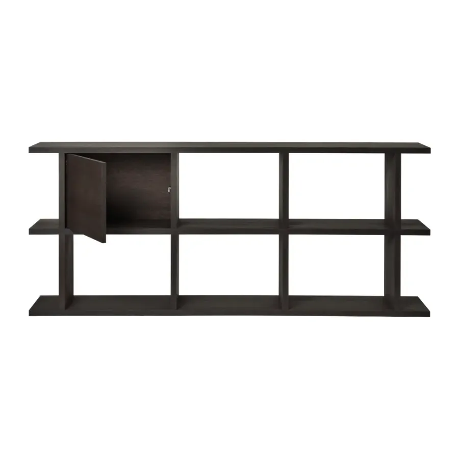 Ferm Living Kona boekenkast kastinzet, Dark Stained< Kasten & Vitrines