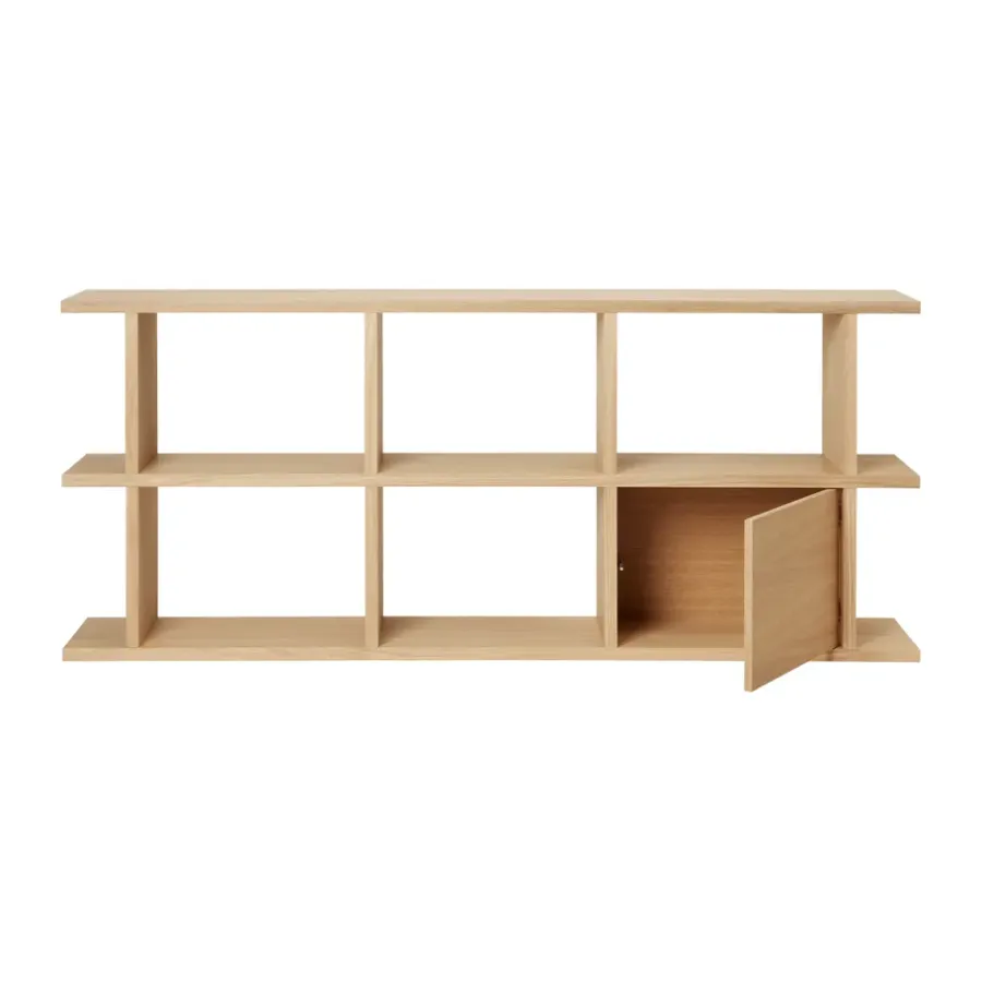 Ferm Living Kona boekenkast kastinzet, Natural< Kasten & Vitrines