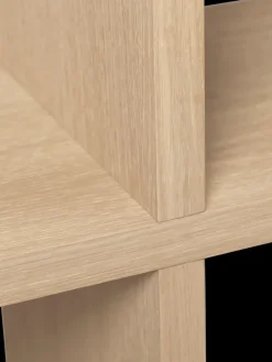 Ferm Living Kona boekenkast 1x4, Natural< Planken & Planksystemen