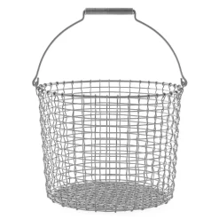 KORBO bucket 20, zuurbestendig staal< Opbergmanden