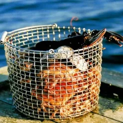 KORBO bucket 20, zuurbestendig staal< Opbergmanden
