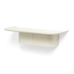 HAY Korpus 4 hook wandplank M, Cream< Planken & Planksystemen