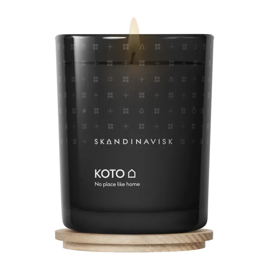 Skandinavisk Koto geurkaars met deksel, 200 g< Geurkaarsen & Aroma Diffusers