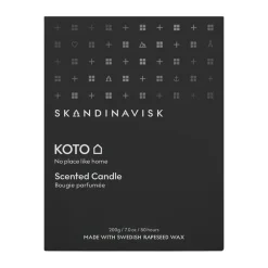 Skandinavisk Koto geurkaars met deksel, 200 g< Geurkaarsen & Aroma Diffusers