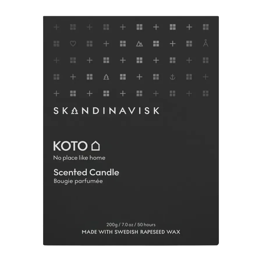 Skandinavisk Koto geurkaars met deksel, 200 g< Geurkaarsen & Aroma Diffusers